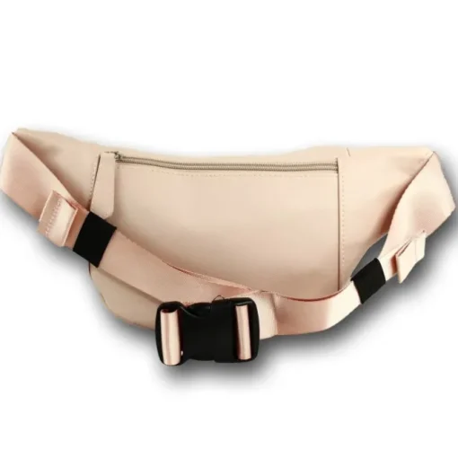 New Bags trendige Gürteltasche viel Stauraum PU-Leder Bauchtasche beige OTD5023A