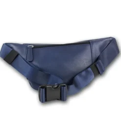 New Bags trendige Gürteltasche viel Stauraum PU-Leder Bauchtasche navy OTD5023B