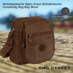 Nylon braun Crossbody Bag Bag Street OTJ218N