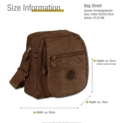 Nylon braun Crossbody Bag Bag Street OTJ218N