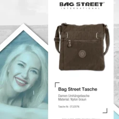 Nylon braun Damen crossover Bag Street OTJ207N