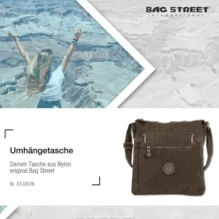 Nylon braun Damen crossover Bag Street OTJ207N