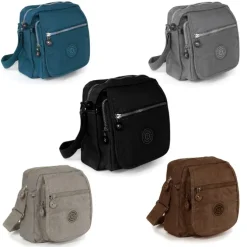 Nylon grau Crossbody Bag Street OTJ218K