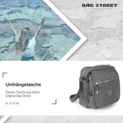 Nylon grau Crossbody Bag Street OTJ218K