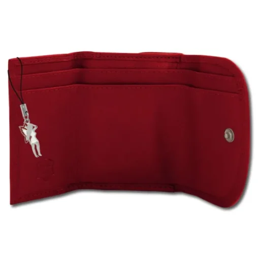 Old River echtes Leder rot Minibörse Portemonnaie OPD321R