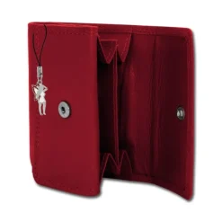 Old River echtes Leder rot Minibörse Portemonnaie OPD310R