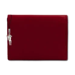 Old River echtes Leder rot Minibörse Portemonnaie OPD310R