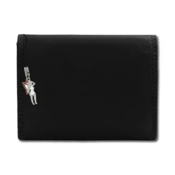 Old River echtes Leder schwarz Minibörse Portemonnaie OPD310S