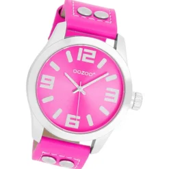 Oozoo Damen Armbanduhr JR Analog Metall pink UOJR316