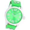 Oozoo Damen Armbanduhr JR Analog Metall grün UOJR319
