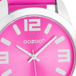Oozoo Damen Armbanduhr JR Analog Metall pink UOJR316
