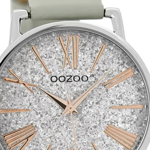Oozoo Damen Armbanduhr JR Analog Metall grau UOJR300