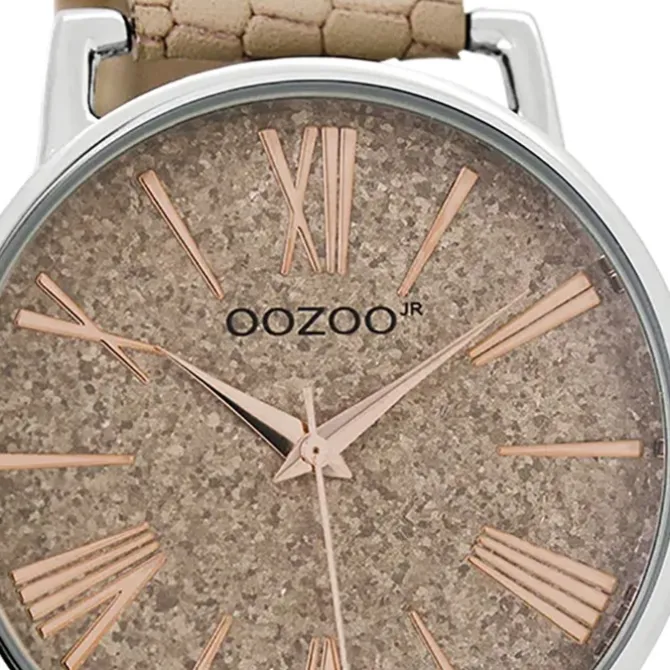 Oozoo Damen Armbanduhr JR Analog Metall beige UOJR301