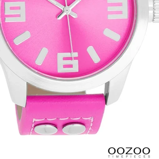 Oozoo Damen Armbanduhr JR Analog Metall pink UOJR316