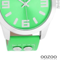 Oozoo Damen Armbanduhr JR Analog Metall grün UOJR319
