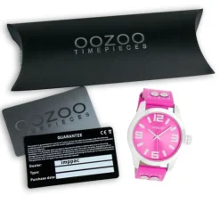 Oozoo Damen Armbanduhr JR Analog Metall pink UOJR316