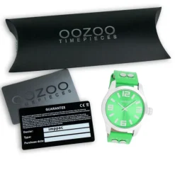 Oozoo Damen Armbanduhr JR Analog Metall grün UOJR319
