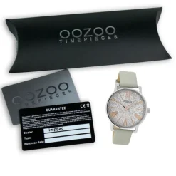 Oozoo Damen Armbanduhr JR Analog Metall grau UOJR300