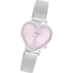 Oozoo Damen Armbanduhr OOZOO Timepieces Analog Metall silber UOC11414