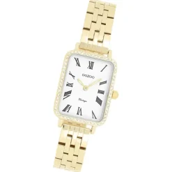 Oozoo Damen Armbanduhr OOZOO Vintage Analog Metallband gold UOC20414