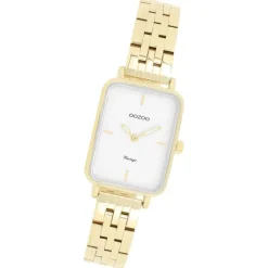 Oozoo Damen Armbanduhr OOZOO Vintage Analog Metallband gold UOC20418