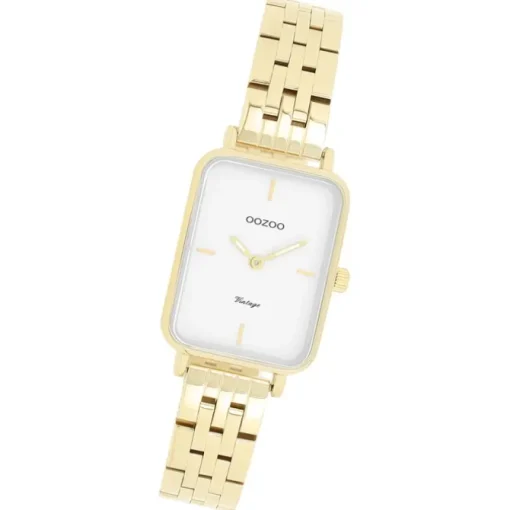 Oozoo Damen Armbanduhr OOZOO Vintage Analog Metallband gold UOC20418