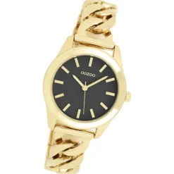 Oozoo Damen Armbanduhr OOZOO Timepieces Analog Metall gold UOC11422