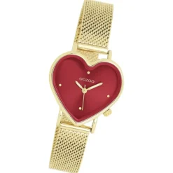 Oozoo Damen Armbanduhr OOZOO Timepieces Analog Metallband gold UOC11453