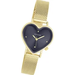Oozoo Damen Armbanduhr OOZOO Timepieces Analog Metallband gold UOC11446