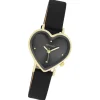 Oozoo Damen Armbanduhr OOZOO Timepieces Analog Lederband schwarz UOC11452