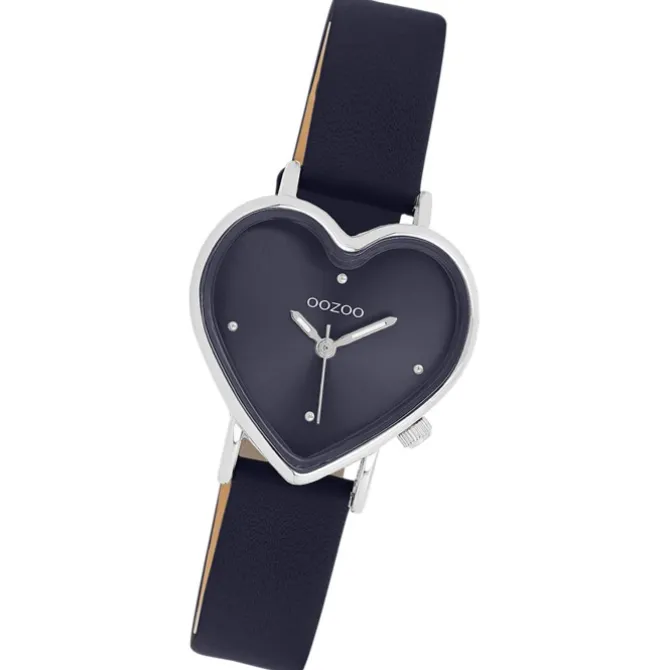 Oozoo Damen Armbanduhr OOZOO Timepieces Analog Lederband schwarz UOC11449