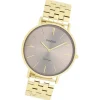 Oozoo Damen Armbanduhr OOZOO Vintage Analog Metallband gold UOC20403