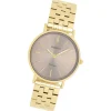Oozoo Damen Armbanduhr OOZOO Vintage Analog Metallband gold UOC20408