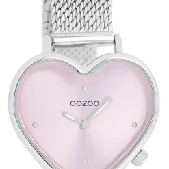 Oozoo Damen Armbanduhr OOZOO Timepieces Analog Metall silber UOC11414