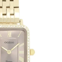 Oozoo Damen Armbanduhr OOZOO Vintage Analog Metallband gold UOC20415