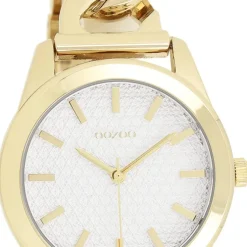 Oozoo Damen Armbanduhr OOZOO Timepieces Analog Metall gold UOC11419