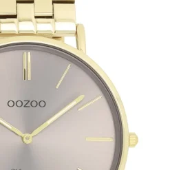 Oozoo Damen Armbanduhr OOZOO Vintage Analog Metallband gold UOC20403