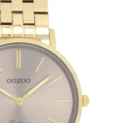 Oozoo Damen Armbanduhr OOZOO Vintage Analog Metallband gold UOC20408