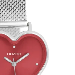 Oozoo Damen Armbanduhr OOZOO Timepieces Analog Metallband silber UOC11444