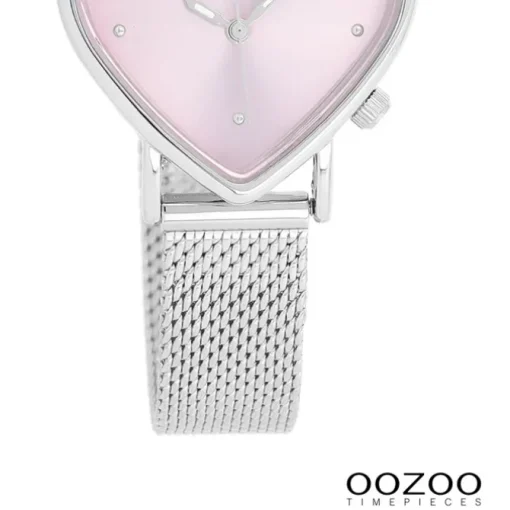 Oozoo Damen Armbanduhr OOZOO Timepieces Analog Metall silber UOC11414