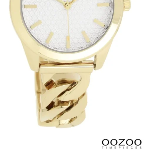 Oozoo Damen Armbanduhr OOZOO Timepieces Analog Metall gold UOC11419