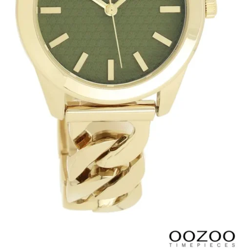 Oozoo Damen Armbanduhr OOZOO Timepieces Analog Metall gold UOC11421