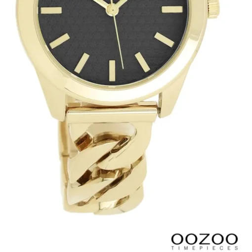 Oozoo Damen Armbanduhr OOZOO Timepieces Analog Metall gold UOC11422