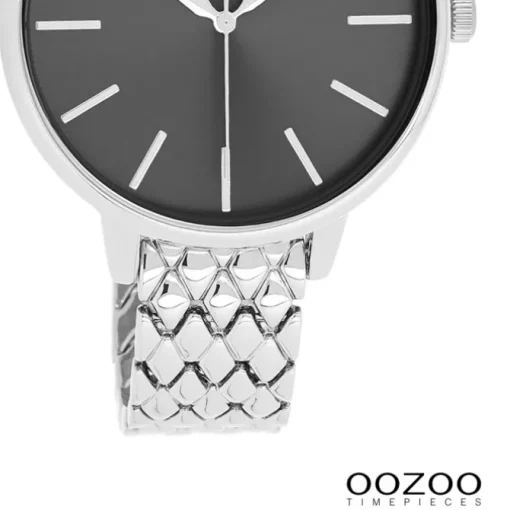 Oozoo Damen Armbanduhr OOZOO Timepieces Analog Edelstahl silber UOC11434