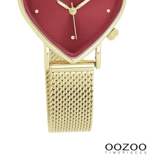 Oozoo Damen Armbanduhr OOZOO Timepieces Analog Metallband gold UOC11453