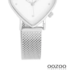Oozoo Damen Armbanduhr OOZOO Timepieces Analog Metall silber UOC11413