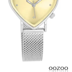 Oozoo Damen Armbanduhr OOZOO Timepieces Analog Metallband silber UOC11443