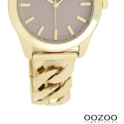 Oozoo Damen Armbanduhr OOZOO Timepieces Analog Metall gold UOC11420