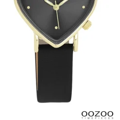 Oozoo Damen Armbanduhr OOZOO Timepieces Analog Lederband schwarz UOC11452