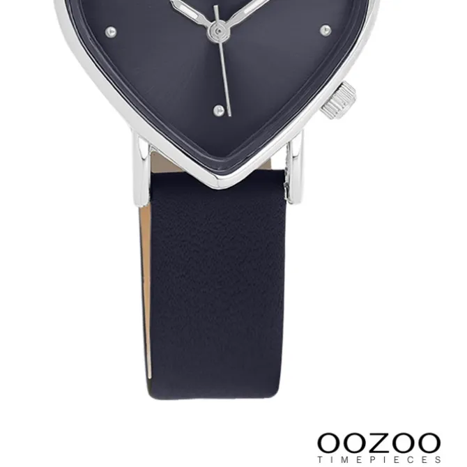 Oozoo Damen Armbanduhr OOZOO Timepieces Analog Lederband schwarz UOC11449